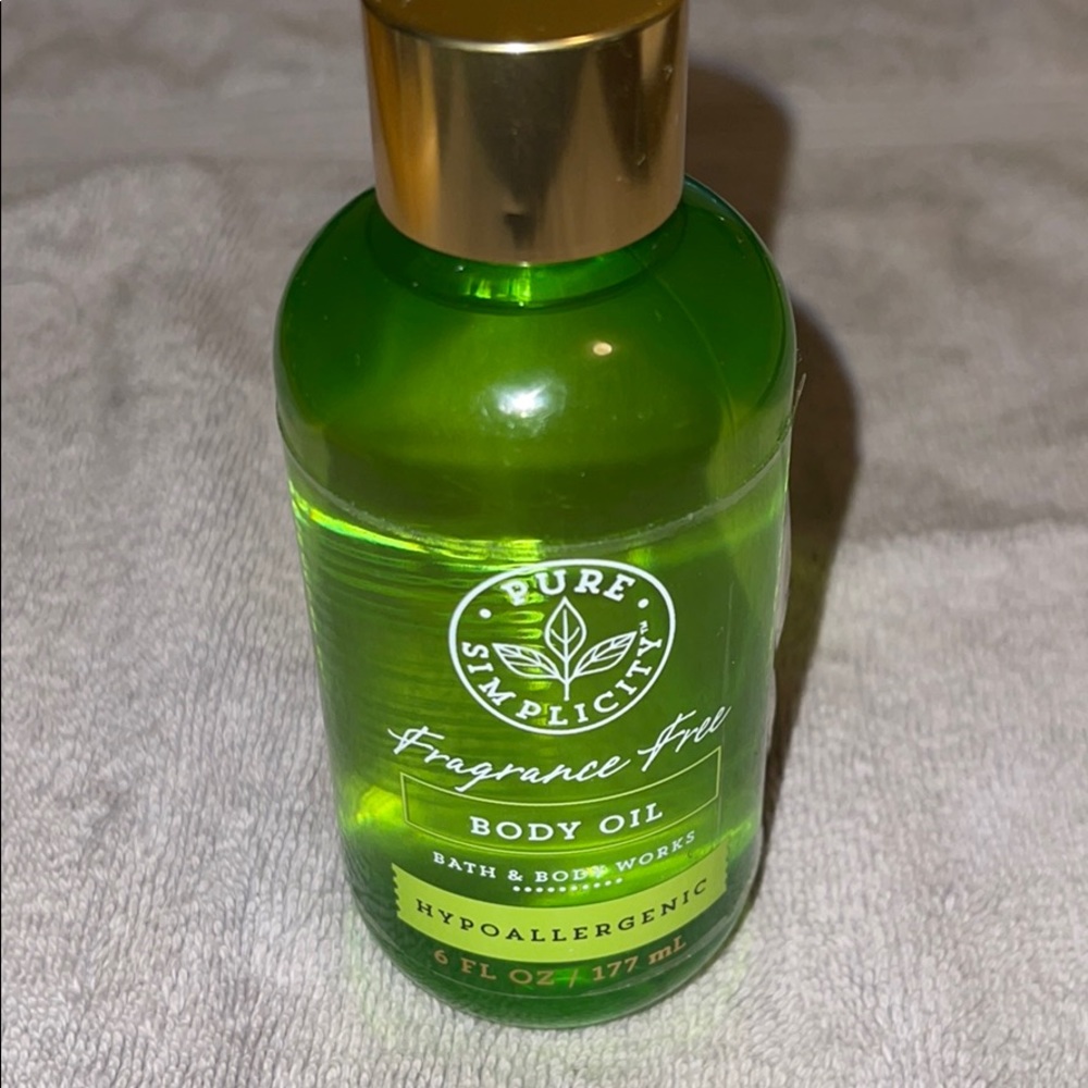 Fragrance Free Body Oil